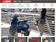 Tablet Screenshot of motorrad-maehr.at